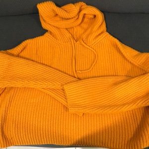Forever 21 knit sweater yellow